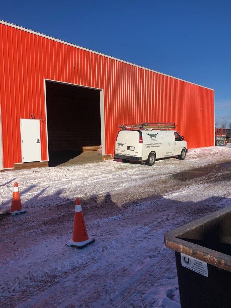 Commercial building installation