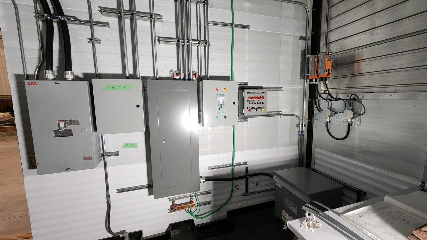 Distribution and control panels