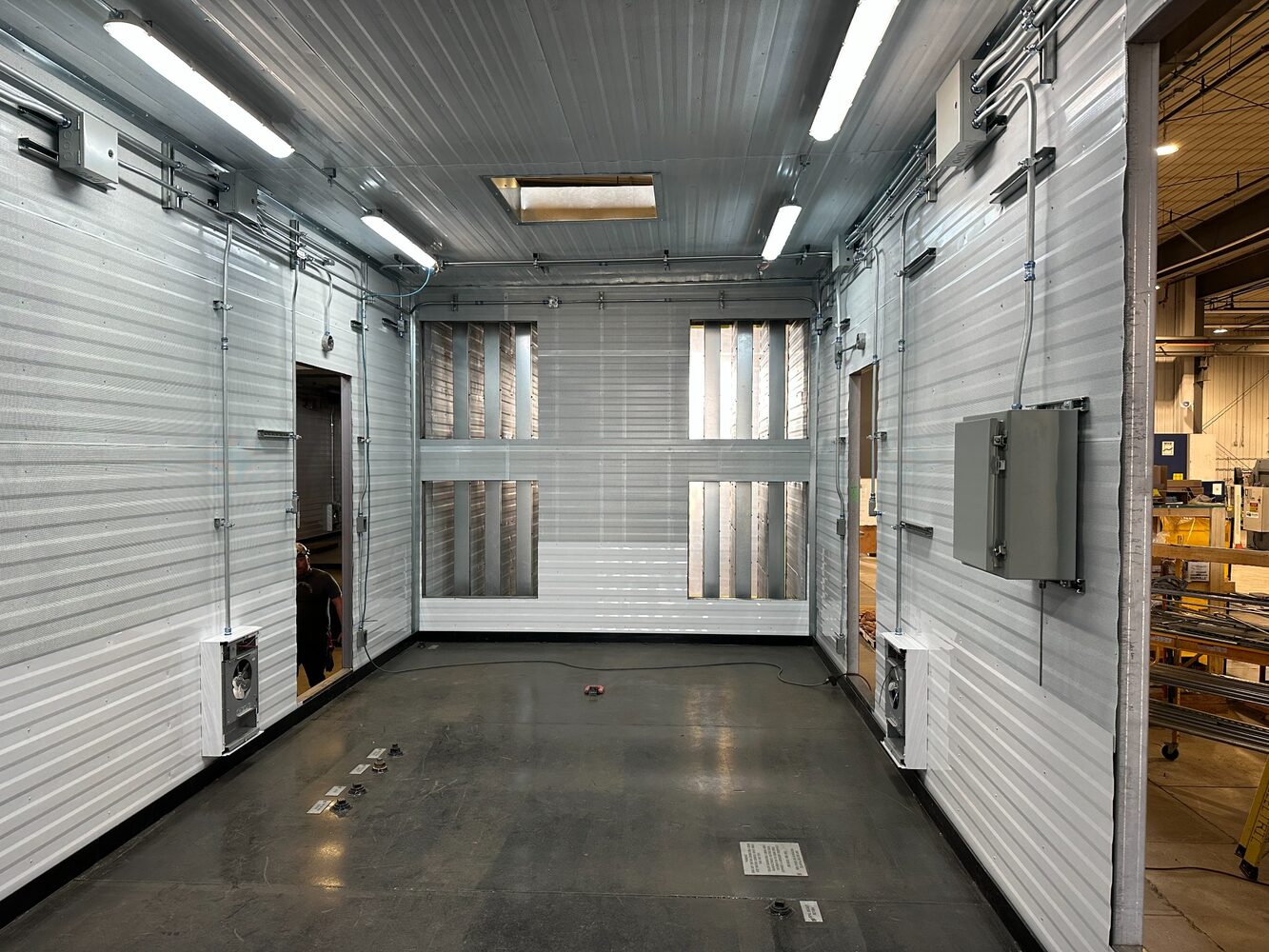 Complete enclosure wiring