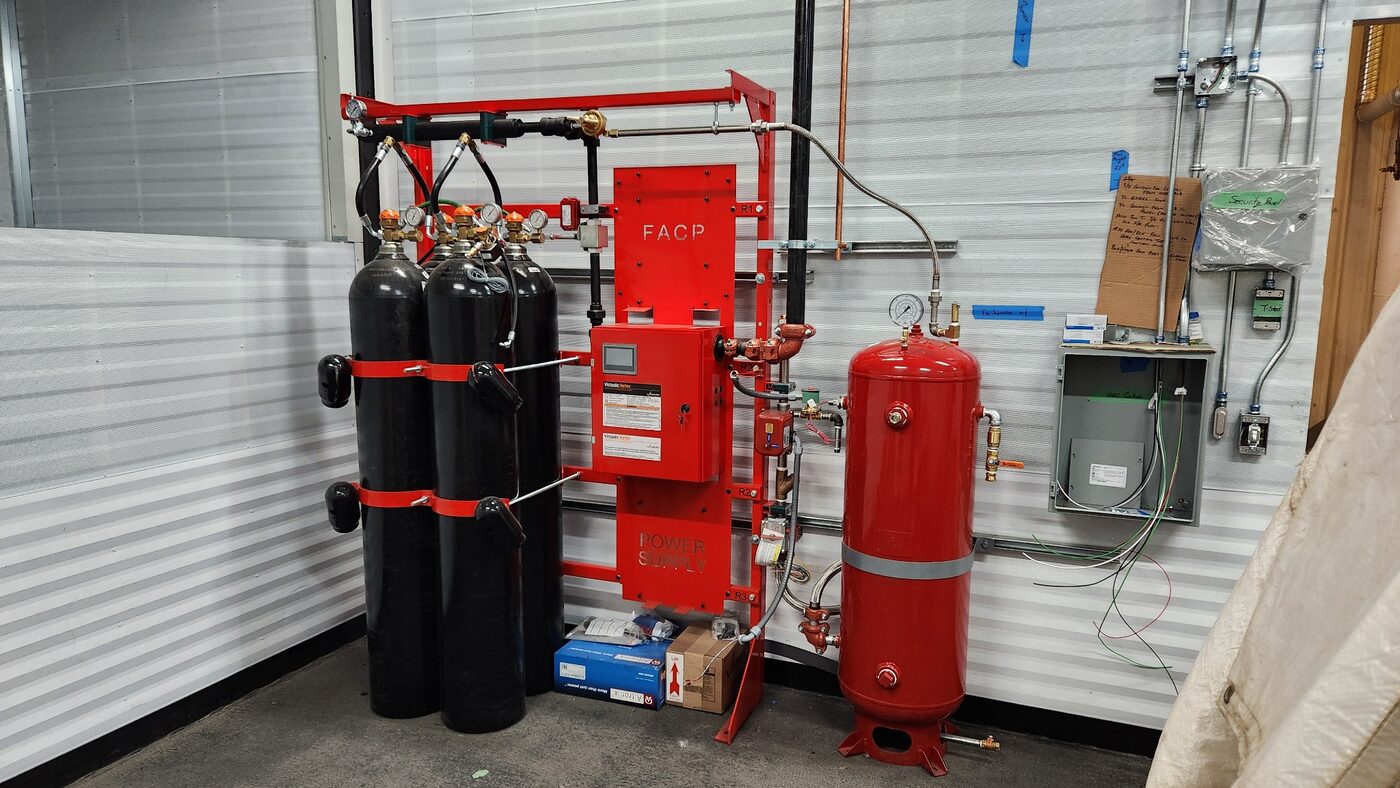 Integrated fire suppression