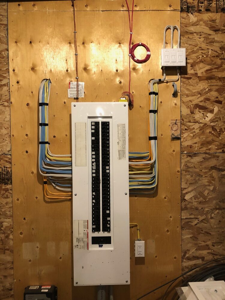Residential service and panel