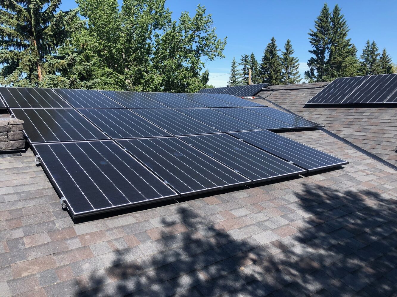 Solar array installation
